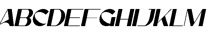 Formine Italic Font UPPERCASE