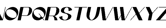 Formine Italic Font UPPERCASE