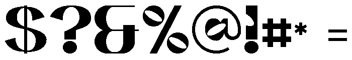 Formine Font OTHER CHARS