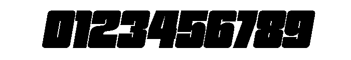 Formique Black Slanted Font OTHER CHARS
