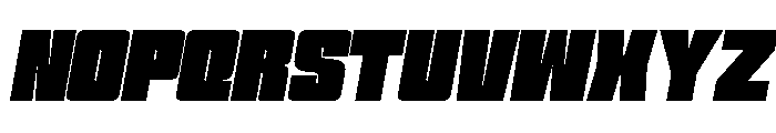 Formique Black Slanted Font UPPERCASE