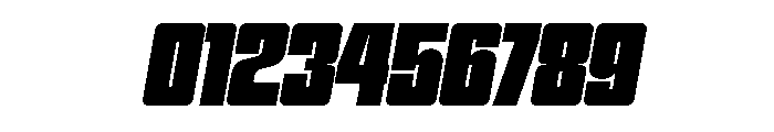 Formique Bold Slanted Font OTHER CHARS