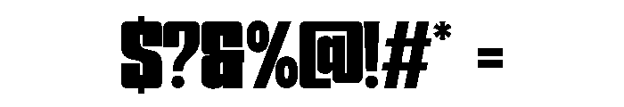 Formique Bold Font OTHER CHARS