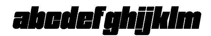Formique Extra Bold Slanted FONT