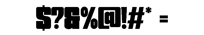 Formique Extra Bold Font OTHER CHARS