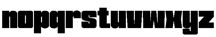 Formique Extra Bold Font LOWERCASE