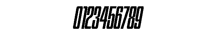 Formique Extra Light Slanted Font OTHER CHARS