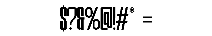 Formique Extra Light Font OTHER CHARS