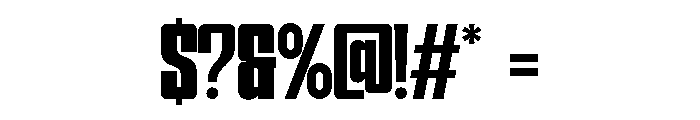 Formique Medium Font OTHER CHARS