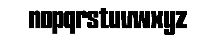 Formique Medium Font LOWERCASE