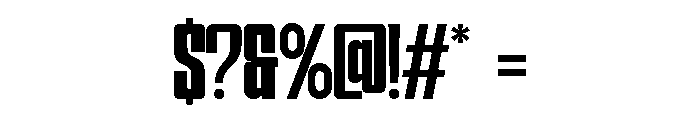 Formique Regular Font OTHER CHARS