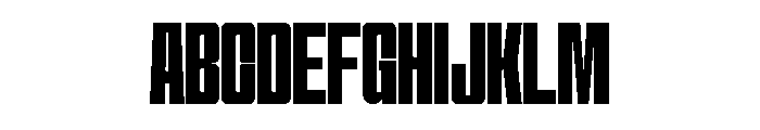 Formique Regular Font UPPERCASE