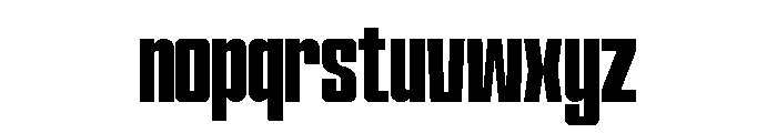 Formique Regular Font LOWERCASE