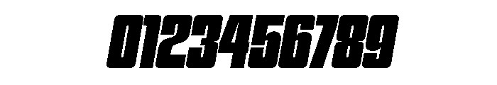 Formique Semi Bold Slanted Font OTHER CHARS