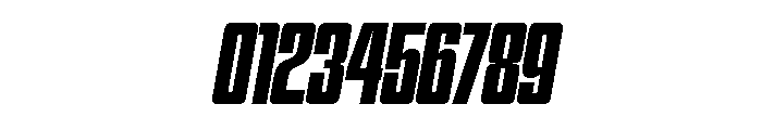 Formique Slanted Font OTHER CHARS