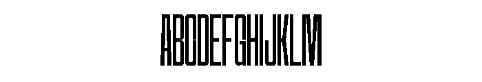 Formique Thin Font UPPERCASE