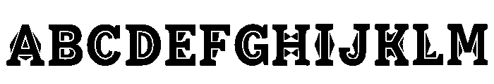Forte Regular Font UPPERCASE