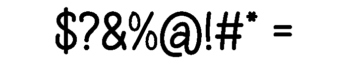Forteen Handmade Font OTHER CHARS