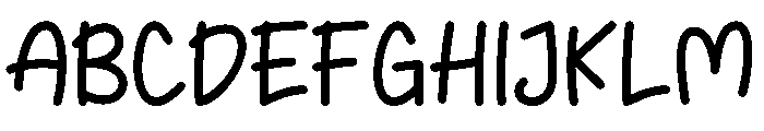 Forteen Handmade Font UPPERCASE