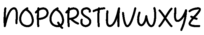 Forteen Handmade Font UPPERCASE