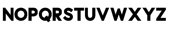 Fortnight Black Font UPPERCASE