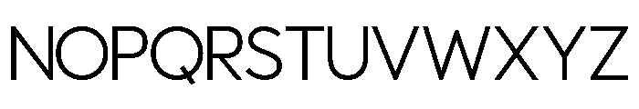 Fortnight Light Font LOWERCASE