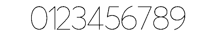 Fortnight Thin Font OTHER CHARS