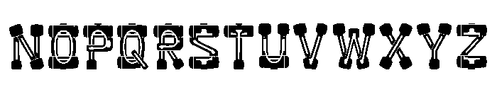 Fortu Regular Font UPPERCASE
