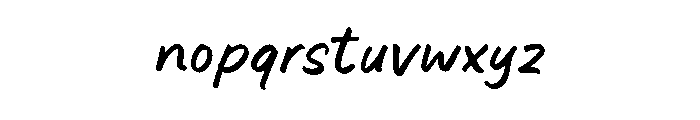 Fortune Parade Font LOWERCASE