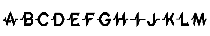 Fosla Regular Font UPPERCASE