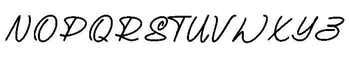 Fostera Font UPPERCASE