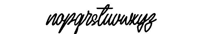 Fostera Font LOWERCASE