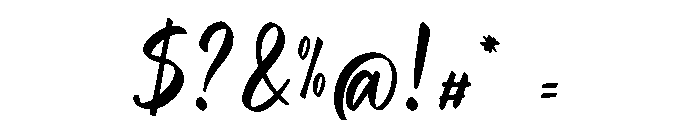 Fouragoh Font OTHER CHARS