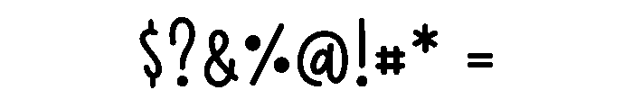 Fourth Font OTHER CHARS