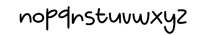 Fourth Font LOWERCASE