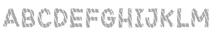 Fox Birdie Strokes Font UPPERCASE