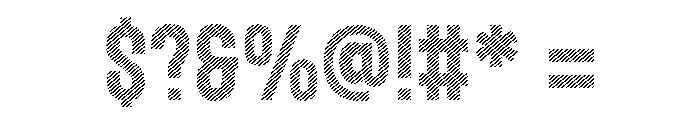 Fox Boldium Strokes Font OTHER CHARS