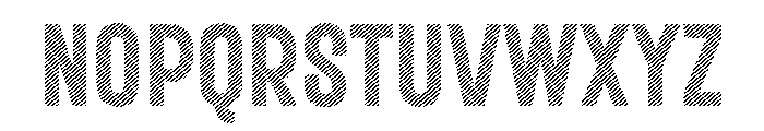 Fox Boldium Strokes Font UPPERCASE