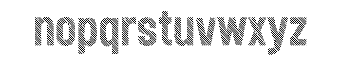 Fox Boldium Strokes Font LOWERCASE