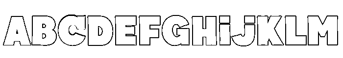 Fox Bonki Outline FONT