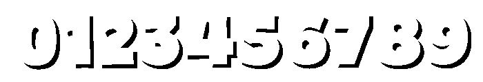 Fox Bonki Shadow Font OTHER CHARS