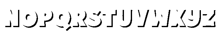 Fox Bonki Shadow Font LOWERCASE