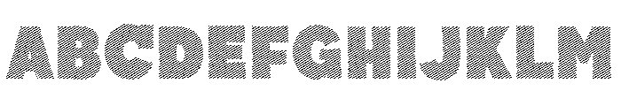 Fox Bonki Strokes Font UPPERCASE