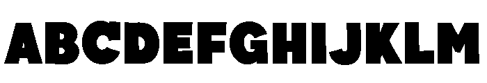 Fox Bonki Font UPPERCASE