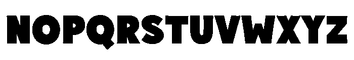 Fox Bonki Font UPPERCASE