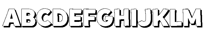 Fox Boogie Shadow Font UPPERCASE