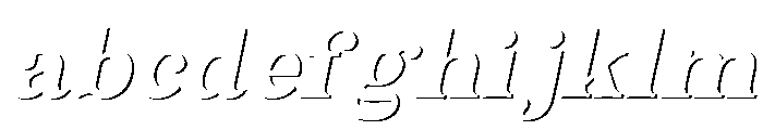 Fox Bravion Shadow Slant FONT