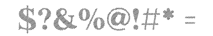 Fox Bravion Strokes Font OTHER CHARS