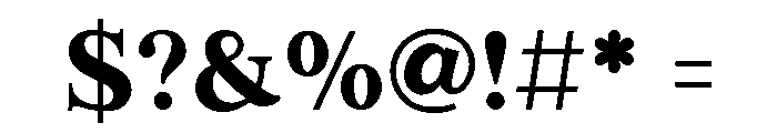 Fox Bravion Font OTHER CHARS