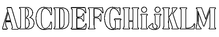Fox Brielle Outline FONT